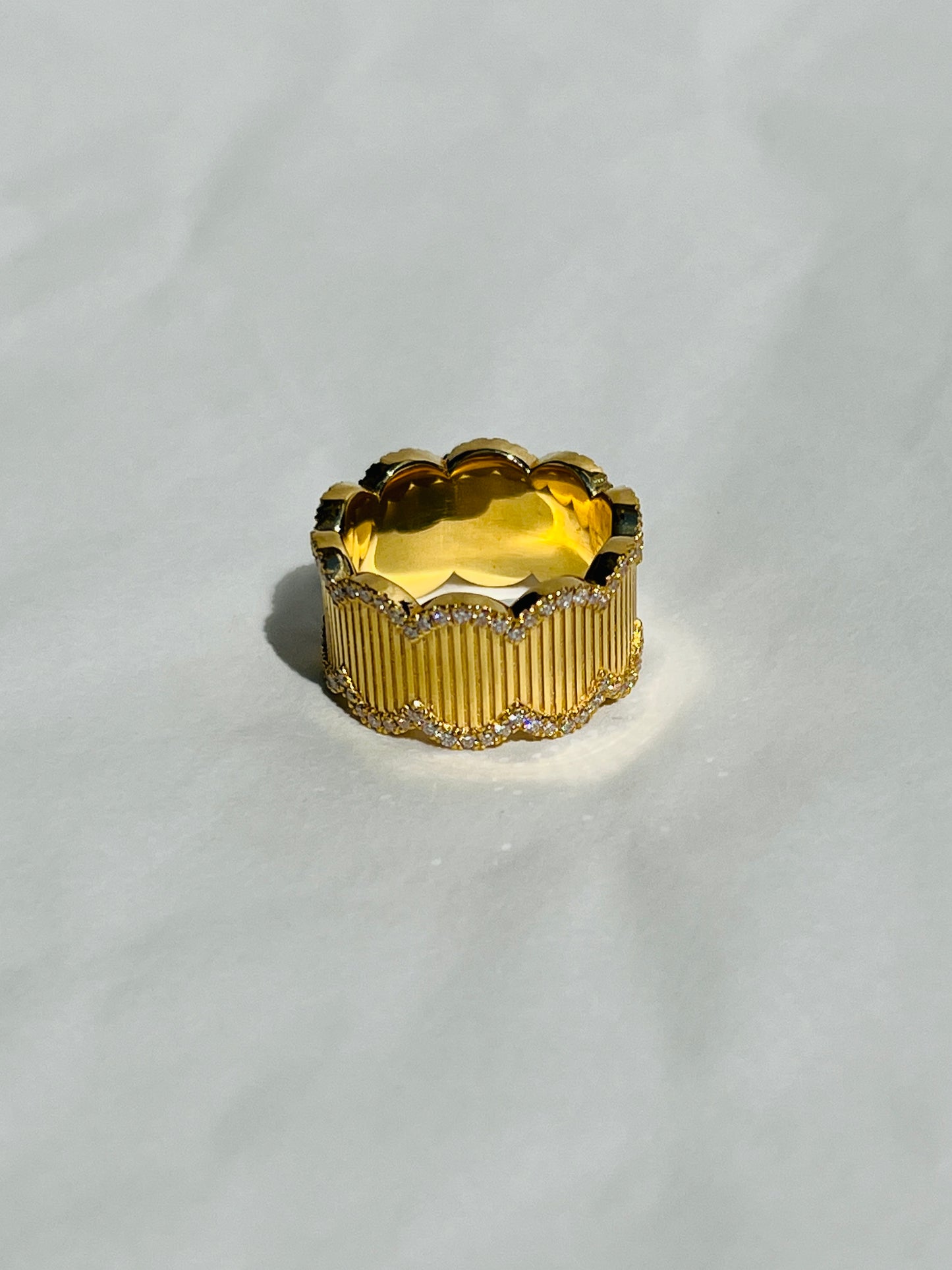 Double Scollop Ring