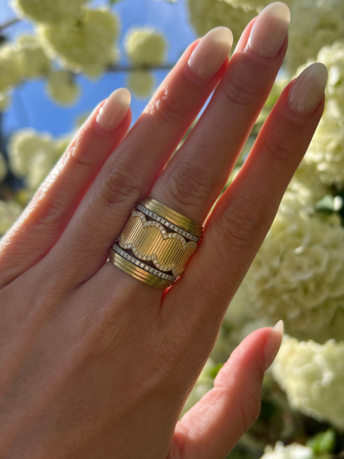 Double Scollop Ring